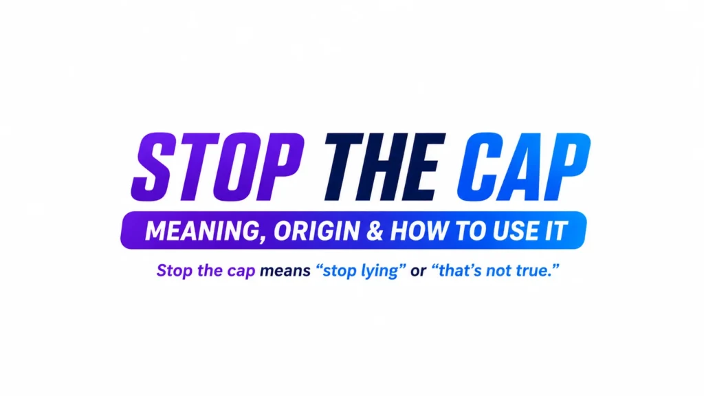 stop-the-cap-meaning