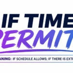 if-time-permits-meaning