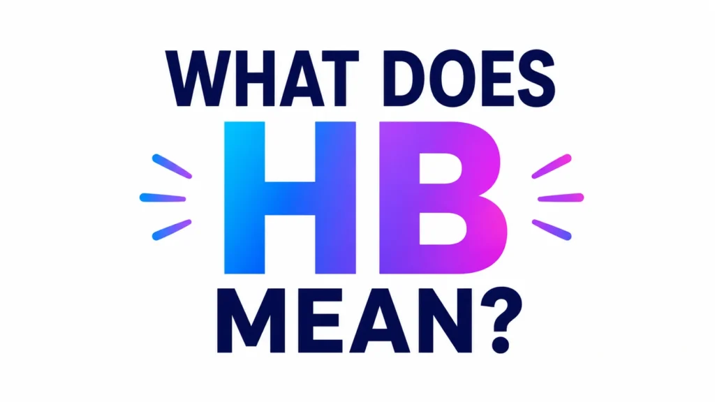 what-does-hb-mean