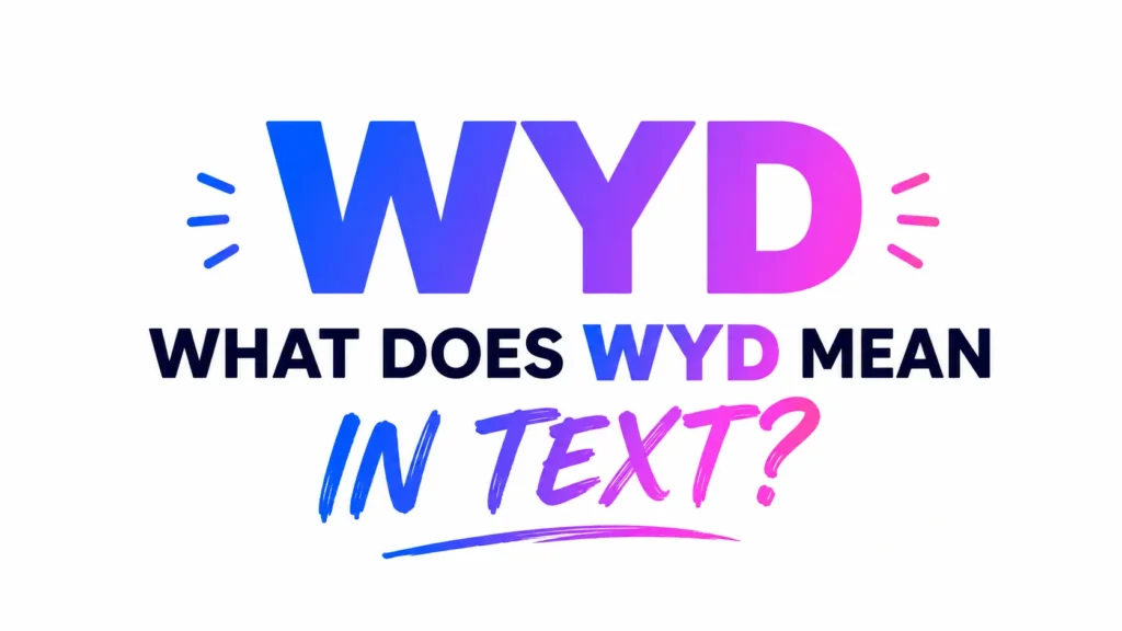 what-does-wyd-mean-in-text