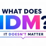 what-does-idm-mean