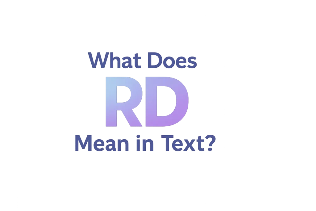 what-rd-mean-in-text